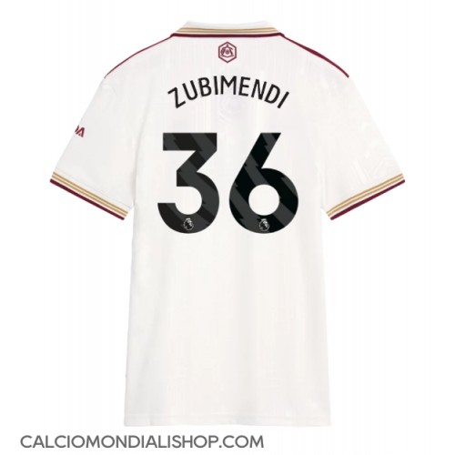 Maglie da calcio Arsenal Martin Zubimendi #36 Terza Maglia Femminile 2025-26 Manica Corta